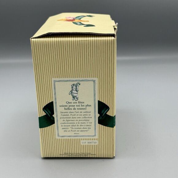 Vtg Disney Pooh & Friends Pooh Figurine Santa Wishing You the Sweetest Holiday.. - Picture 13 of 16